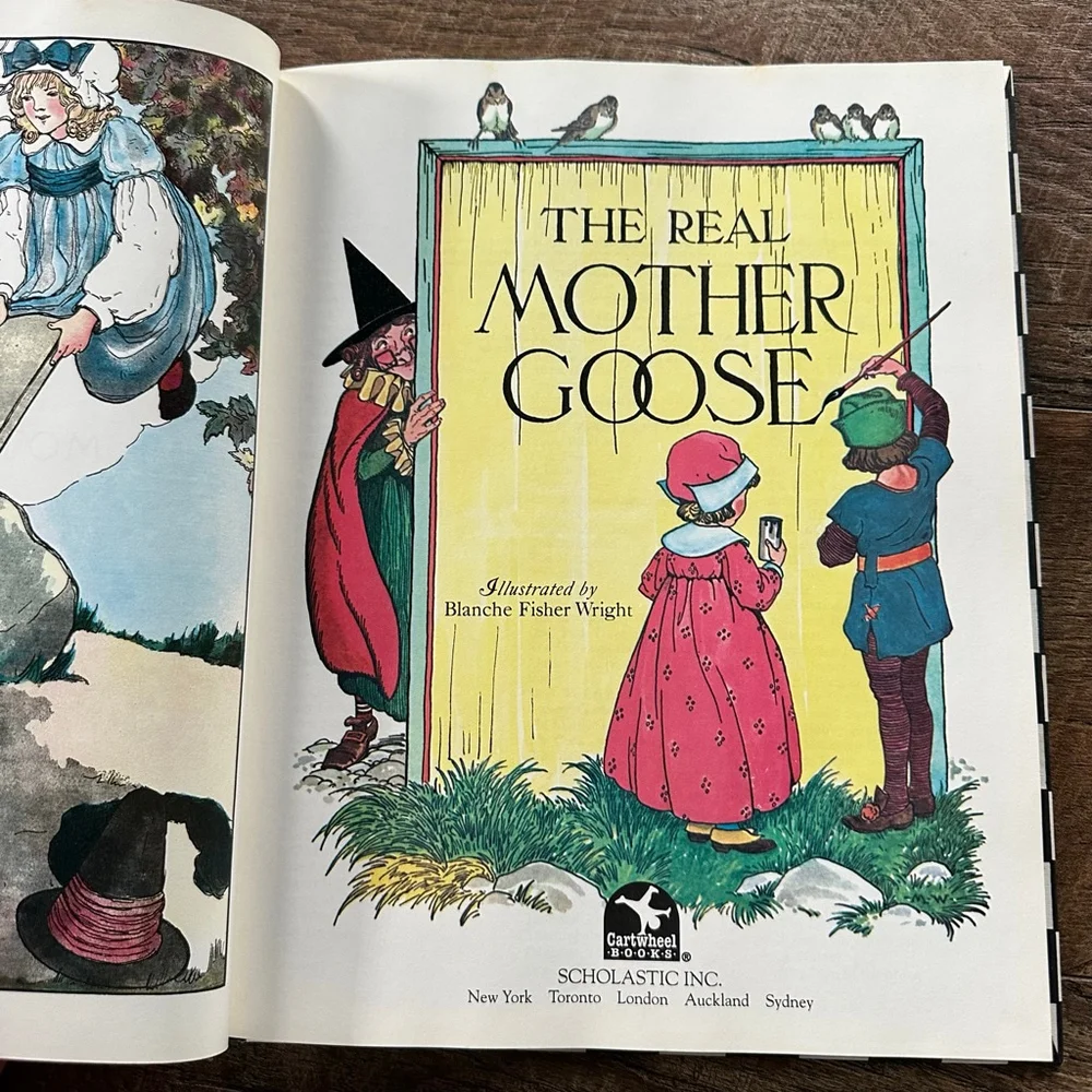 1995 The Real Mother Goose Kids Book Easter Collection